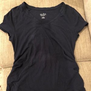 Isabel Maternity short sleeve navy blue.
